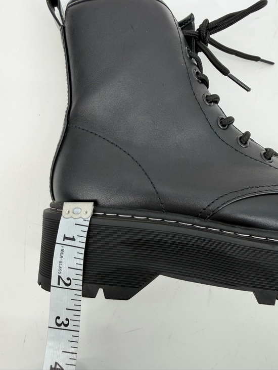 Universal Thread Target Black Combat Boots Lug Sole Lace Up Zip Ankle Size 8 - Picture 12 of 15